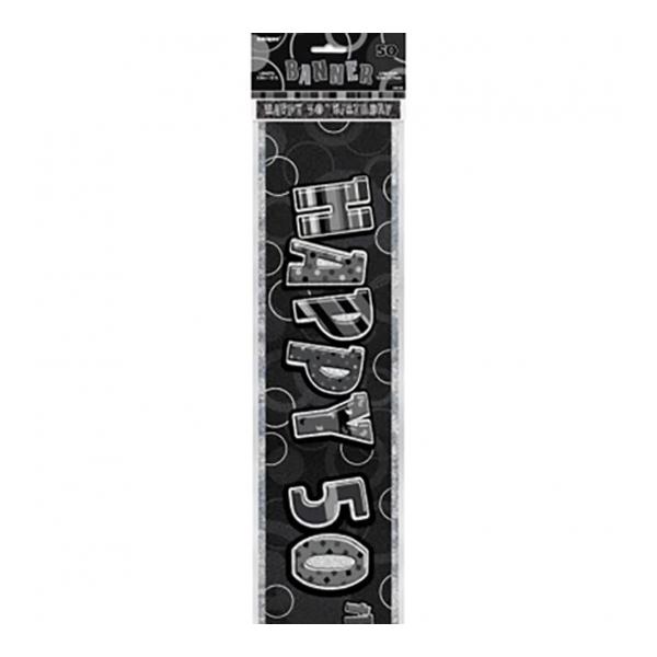 Unique Party Happy 50th Birthday Banner