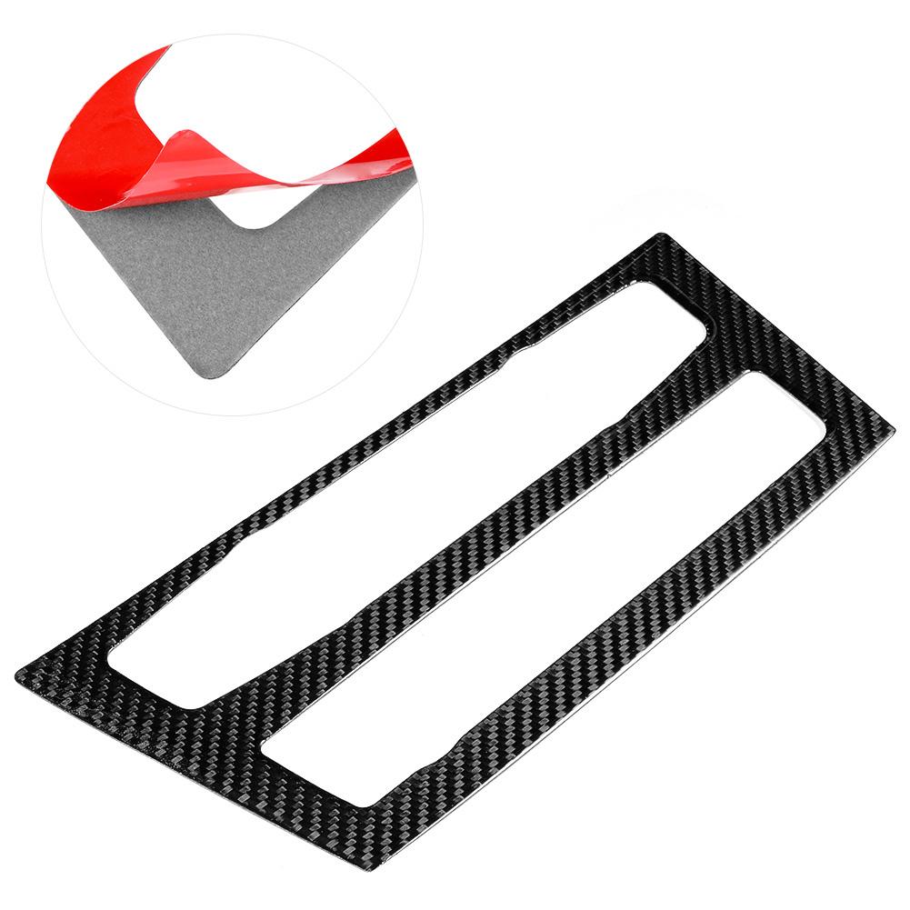 Carbon Fiber Air Conditioning CD Panel Trim Frame Decoration Fit for F25 X3 F26 X4