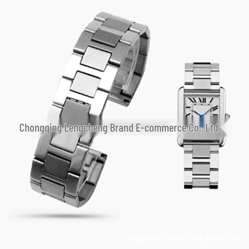 

Нержавіючий ремінець для годинника Cartier Tank - Чоловічий та жіночий браслет 20mm