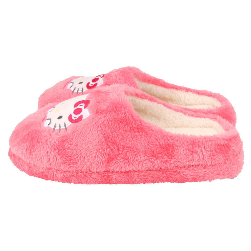 Hello Kitty boa fur room slippers
