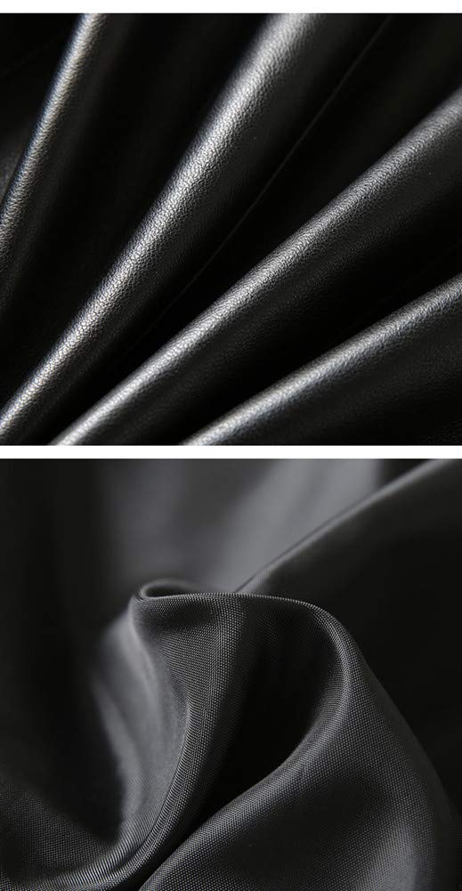 JINLUN Leather Rider Lambskin Genuine Leather Coat Women's Jacket, Leather,
