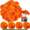 Portable Marigold Artificial Flowers Multifunctional Party Decor Marigold Flower Head Home DIY Craft