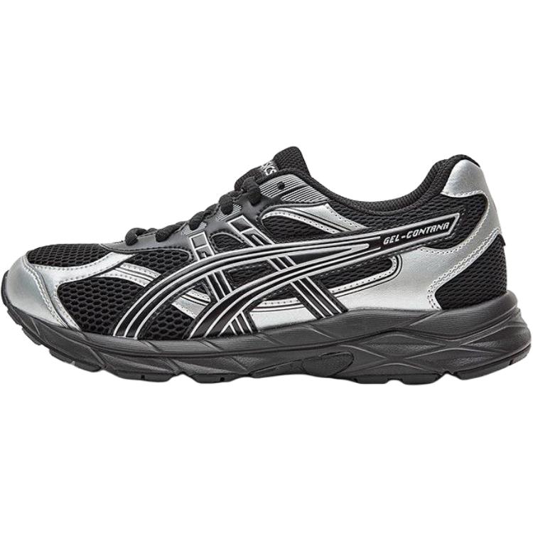 

ASICS Kids CONTANA Running Shoes Black White 1014A371-001 EU 39