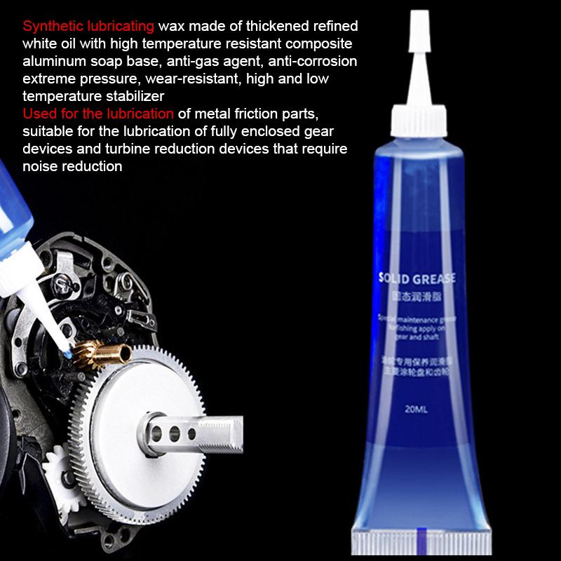 20 ml Wartungsöl und -fett für Angelrollen, Lagerschmieröl, Getriebeschutzfett, Wartung von Casting-Spinnrollen