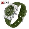 OFNS Men's Fashion Quartz Watch: Youthful Design with Calendar, Waterproof, Multi-Functional Wristwatch