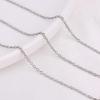 Stainless Steel Plated Collarbone Necklace DIY Chain with Tassel Jewelry Extension