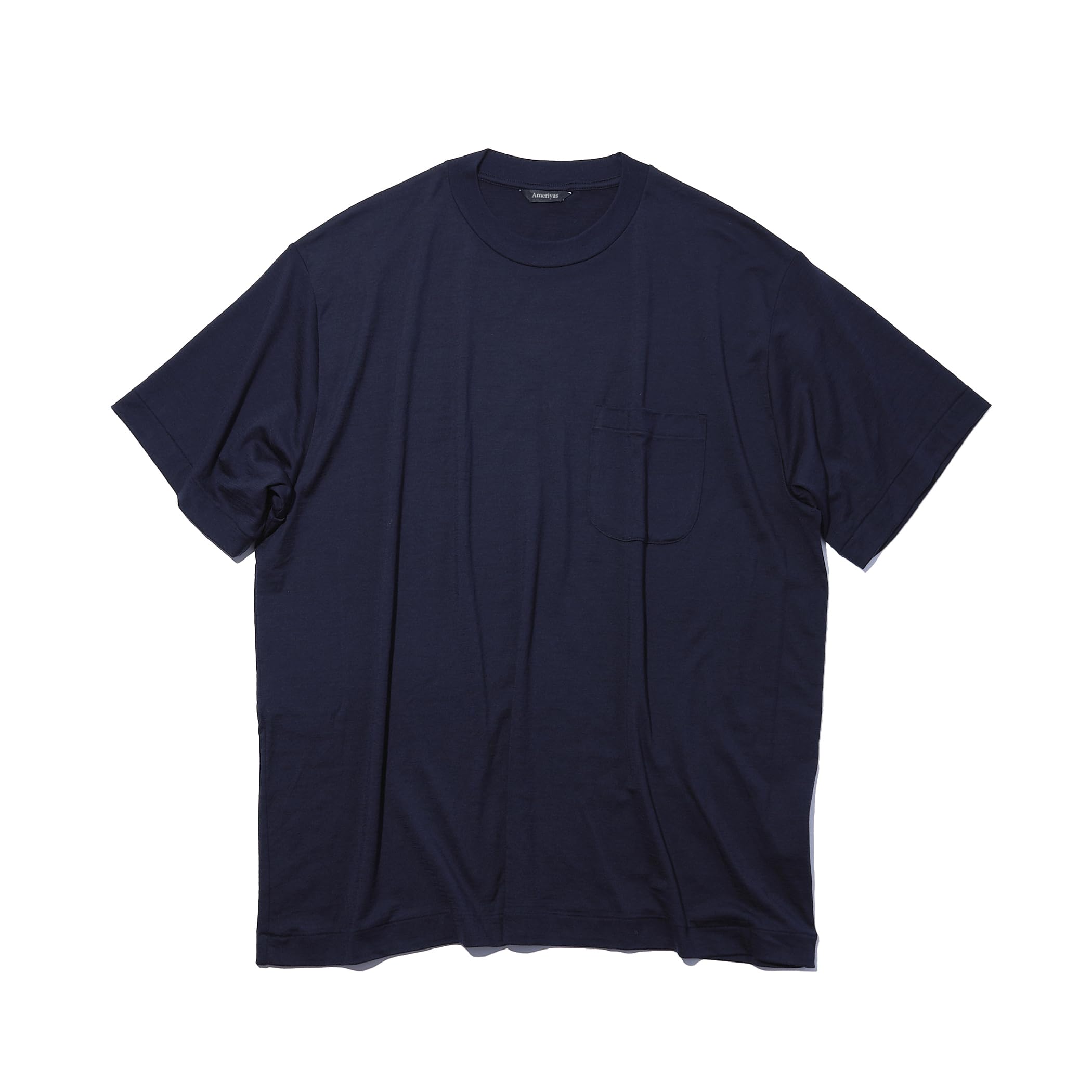 

Официальный Ameriyas влагоотводящий запах из мериносовой шерсти с коротким рукавом [Ameriyas] Мужской [Шерсть, влагоотводящий, тепло, устойчивый] Антибактериальный, дышащий,