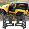 Aluminium Alloy Side Foot Pedal Plate Axial Footplate Spare Parts for SCX10 110 RC Car Black