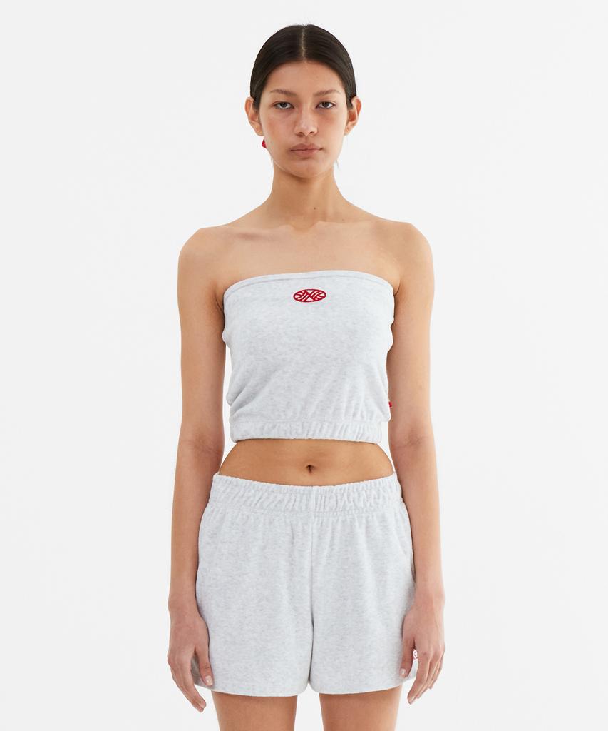Minasu Mns Terry Tubetop_White Melange