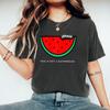 Maglietta divertente con anguria Questa non è una maglietta con anguria Maglietta con pace e amore Maglietta con grafica a manica corta sui diritti umani Streetwear