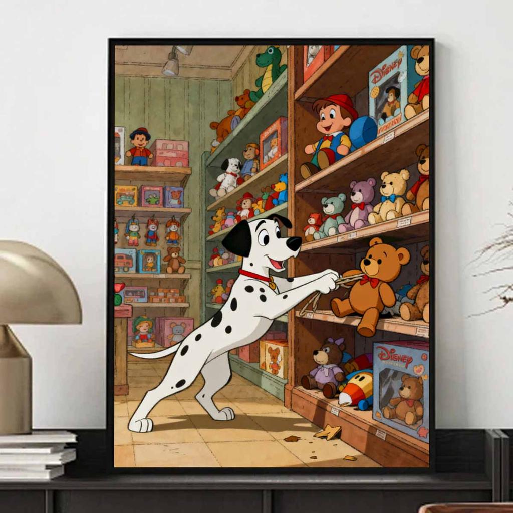 Disney 101 Dalmatians diamond art painting kit 5D handmade diy diamond painting, home wall decoration