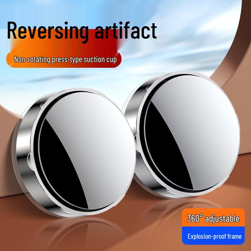 Ultra-Clear 360° Panoramic Blind Spot Mirror with Suction Cup for Cars