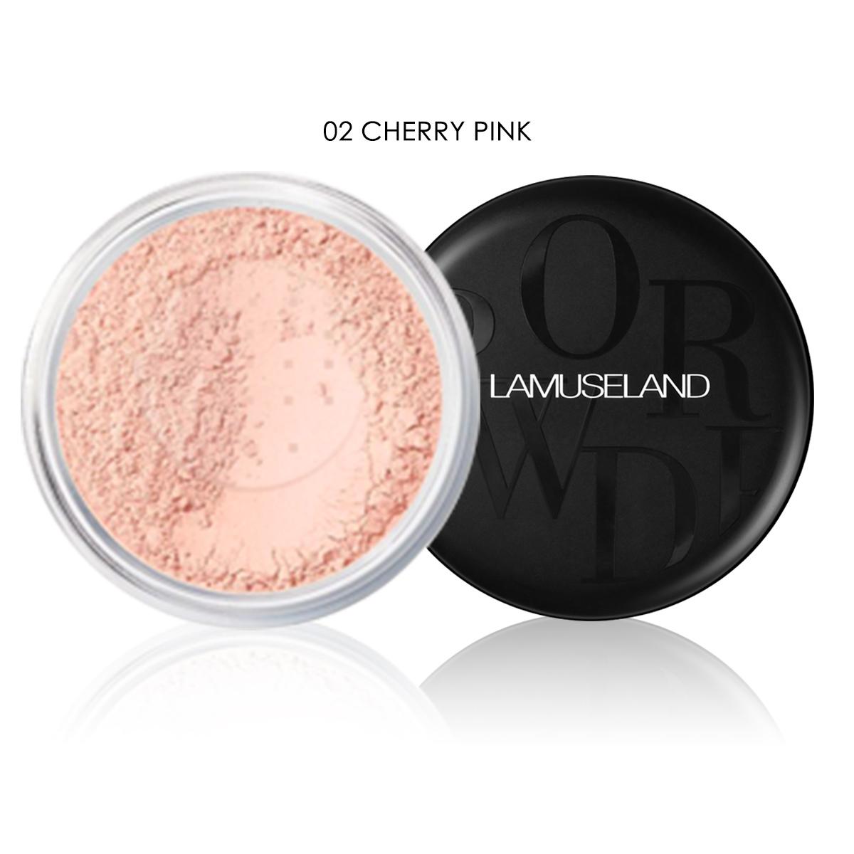 

LAMUSELAND Soft Velvet Рассыпчатая пудра Тонкая и гладкая пудра для макияжа для лица 7г