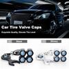 4Pcs Car Styling Wheel Tire Valve Caps Cover Bring tools For VW Volkswagen GTI Polo 6 7 Passat CC Tiguan T-ROC Jetta Taigo MK7 zw8