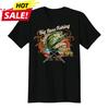 Living The Reel Life Fashion Big Bass Fishing Angler Gift TShirt Summer Cotton Short Sleeve ONeck Mens T Shirt New S3XL