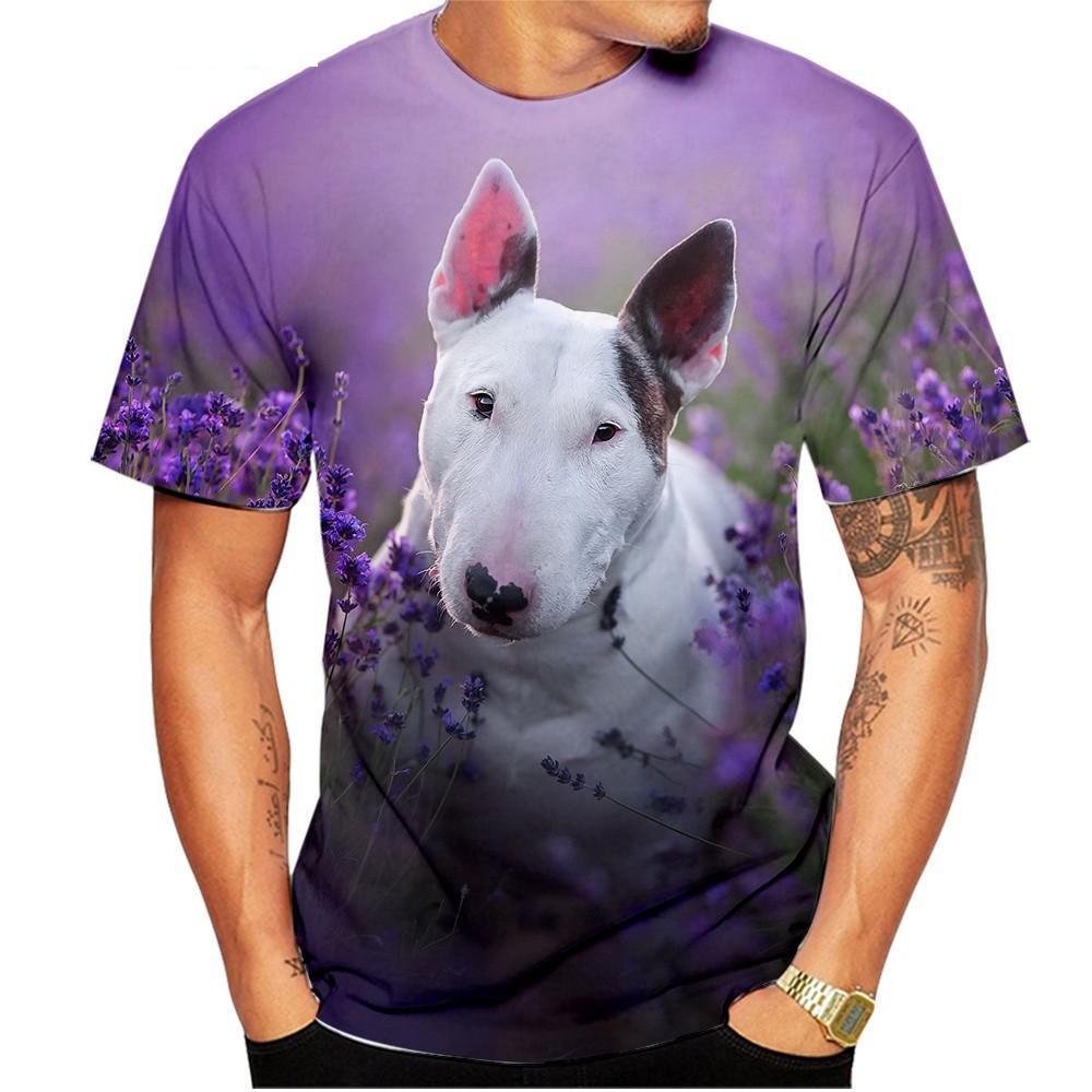 Men Women Children Summer Fashion Bulldog 3d Printing T-shirt Pet Dog Pattern Fashion Street Style Casual O-neck Clothing