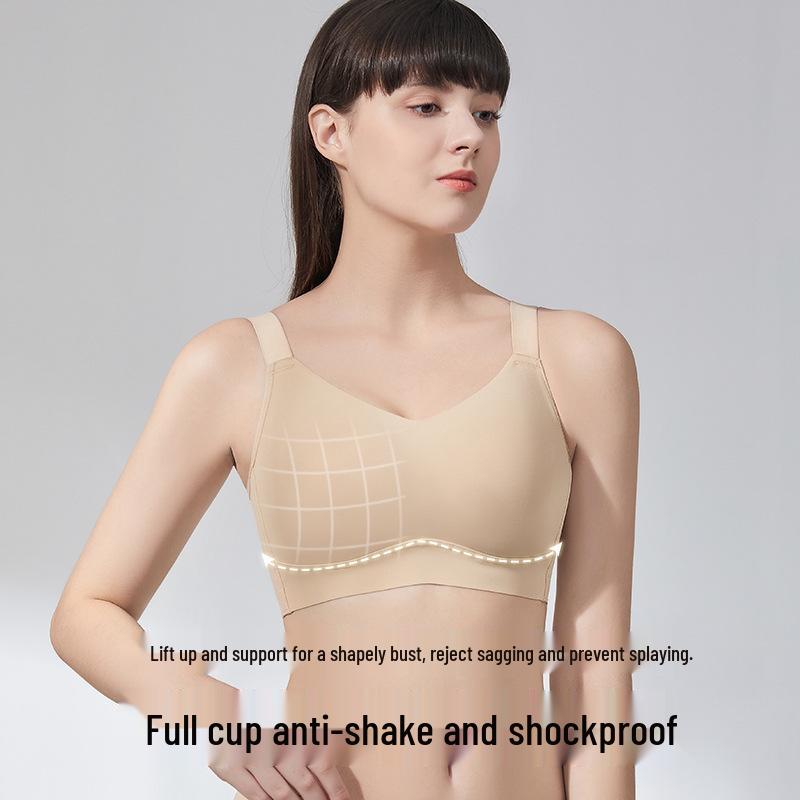 Seamless Underwire-Free Shaping Side-Support Bra for Large Busts