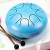 6 Inch 8 Note Tongue Drum Sound Therapy Steel Tongue Drums Healing Professional Percussion Music Instrument Accessories Children's Musical Taiko Drum