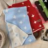Soft Star Pattern Neckerchief Korean Style Cashmere Knitted Shawl Women Winter Scarf  Autumn Winter