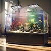 LED Aquarium Light, Clip On Fish Tank Light With Adjustable Brightness, 360° Rotation Full Spectrum USB Clamp Light, Dimmable Aquarium Plant Lamp