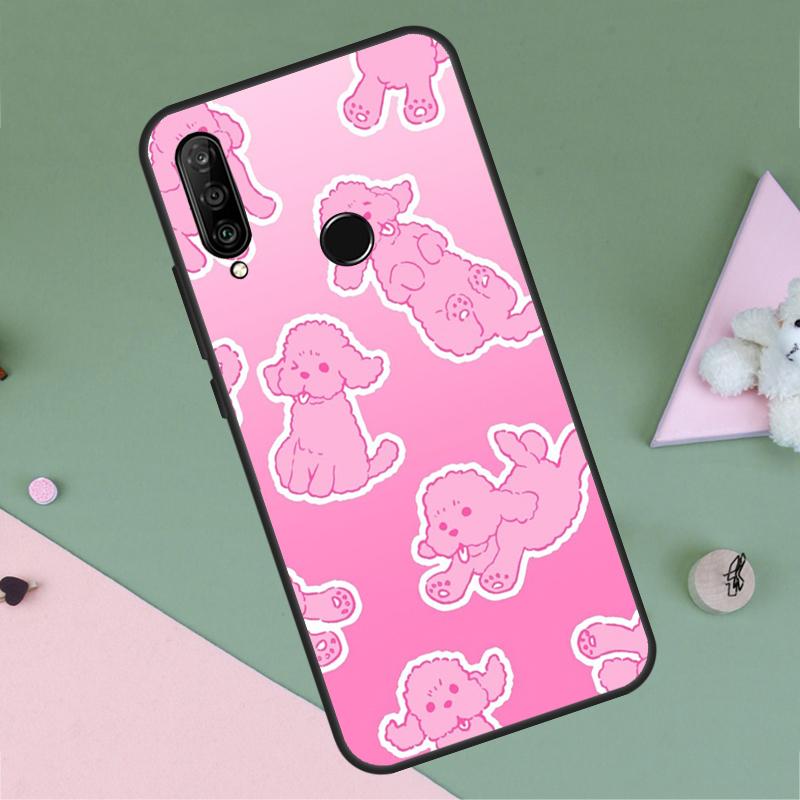 Poodle Dog For Huawei P40 P20 P30 Lite P60 Pro Nova 10 9 SE 5T 12i 12s 11i Y91 Y90 Y60 Y70 Y72 Y61 Case