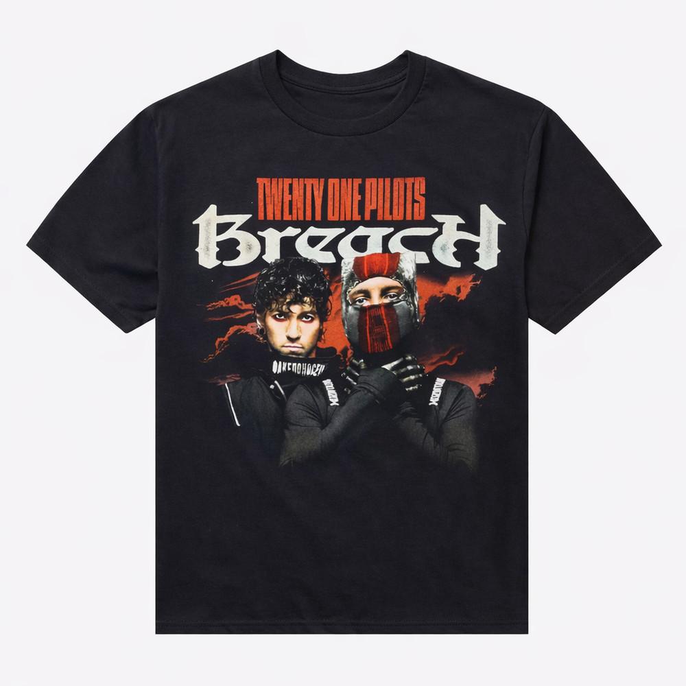 Twenty One Pilots Black amp White Photo TShirt S5XL Unisex T-Shirt XXXXL