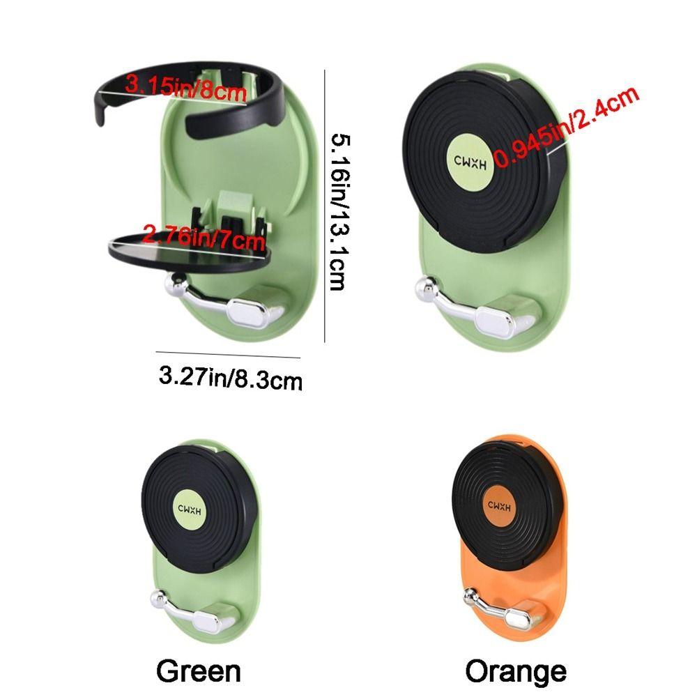 No Punching Folding Cup Holder Wall Mounted Drink Holder Multi-functional Cup Storage Rack  Bedroom