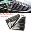 Pentru Ford Mustang 2015-2020 Mașină Jaluzea Lunetă Spate Acoperire Trim Autocolant Fante Scoop ABS Fibră de Carbon Negru Accesorii