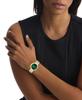 Watch TWISTED BEZEL Green Dial Stainless Steel Bracelet 25100066 [Calvin Klein] Women's [Authorized Import]
