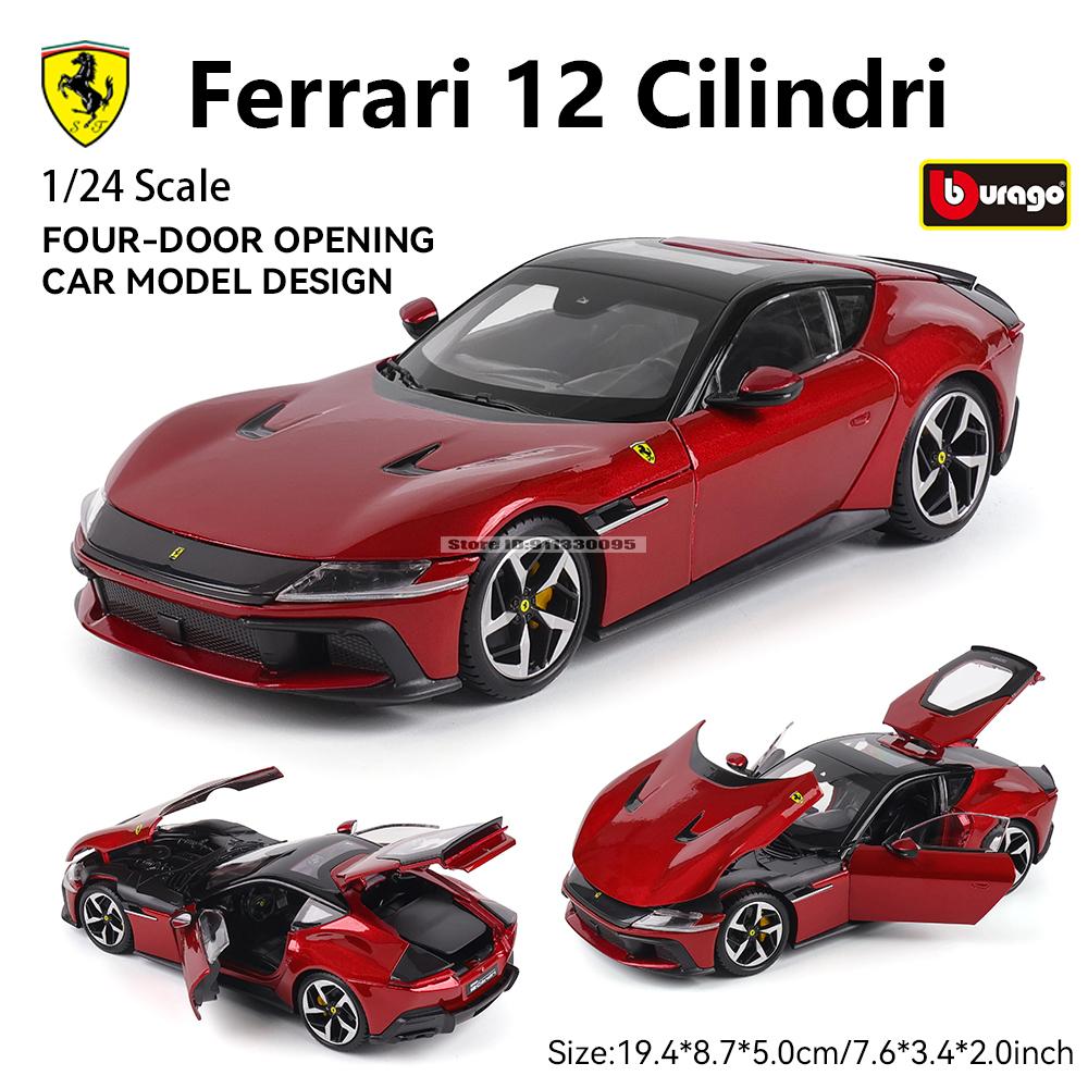 

Bburago 1:24 Ferrari 12 Cilindri Alloy Luxury Vehicle Diecast Cars Model Toy Collection Gift Boy s birthday gift