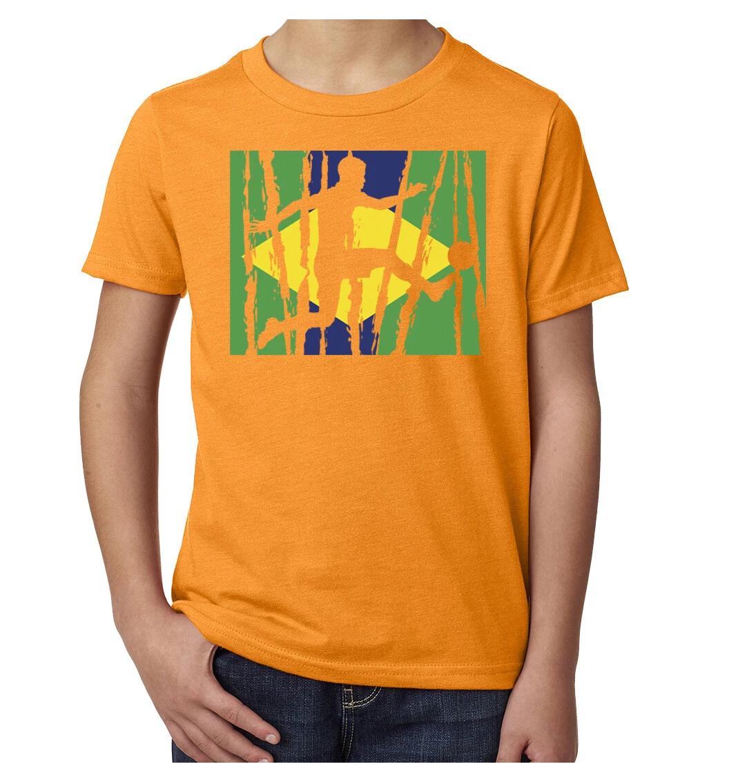 Brazil Soccer Pride T-Shirt, Brazil Soccer Shirt, Youth Soccer Shirts XL
