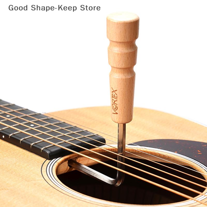 1PC 4mm 5mm Wooden Handle For Adjustment Rod Hexagonal Wrench Guitar Special Wrench Extended Version Neck Guitar Tool