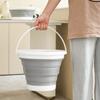3/5/10L Collapsible Bucket Portable Folding Water Bucket Car Washing Fishing Bucket Household Plastic Travel Outdoor Camping