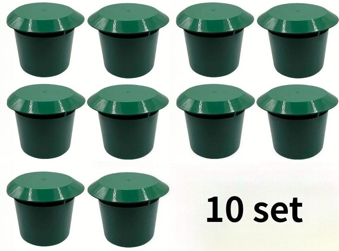 

10sets Reusable Snail and Slug Trap Easy-to-Use Plastic Catch Box for Yards/Gardens/Farms A Pest Control Solution for Gardening