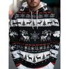 Autumn Winter Christmas Day Creativity 3D Printed Hoodie Men's Fashion Comfort Loose Sports Leisure Versatile Pockets Hoodies