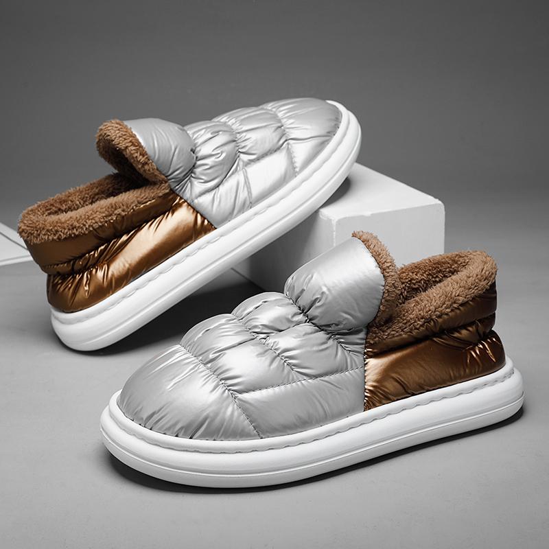 Winter Men's Shoes Flat Casual Sneakers Slip On Loafers Men