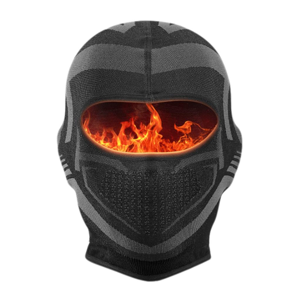Winter Cycling Warm Headscarf For Men And Women Double Layer Plus Velvet Thickened Cold-proof Mask Windproof Earmuffs