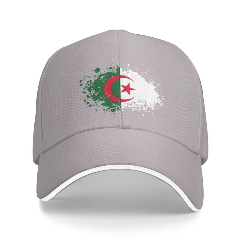 Punk Algeria Motorcycle Baseball Cap Unisex Women Breathable Algerian Patriotic Dad Hat Sports