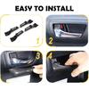 Car Inner Door Handles Cover Trim Compatible with Toyota Tacoma 2016-2022, Auto Inner Door Handles Cover Interior Door Handles Protector Trim