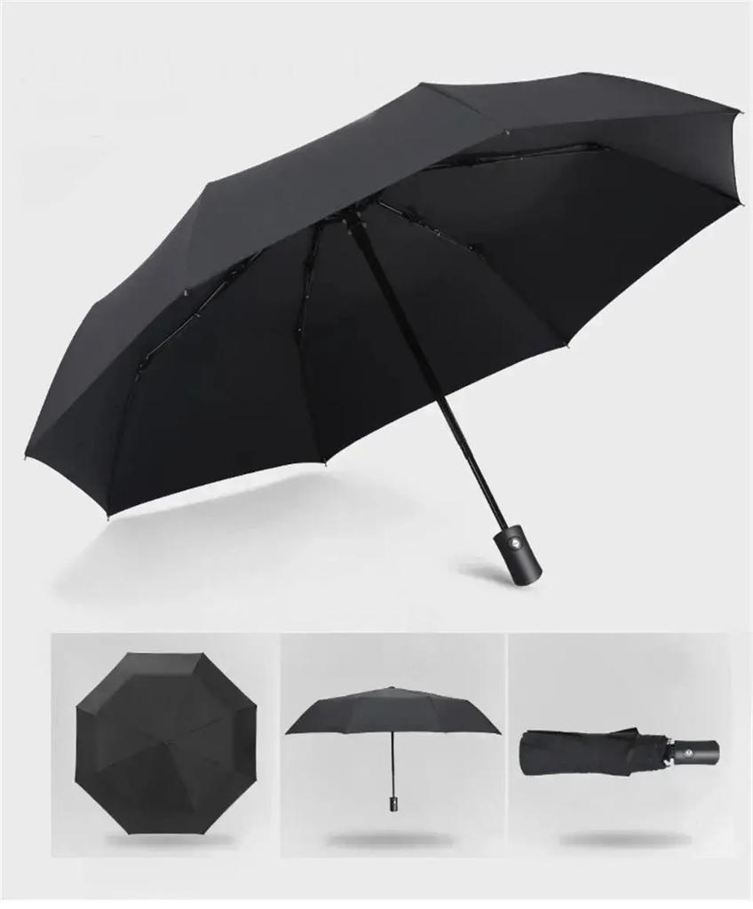 Fashion Large Travel Umbrella, Heavy Duty Windproof Waterproof Umbrella, Fully Automatic Open And Close Golf Umbrella, UPF50+ UV