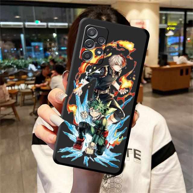 

Черный чехол в стиле аниме «My Hero Academy» для Huawei P30 Lite P50 Pro P20 Lite P10 P30 Pro P40 Lite EP Smart Z P10 Lite, сумка Huawei P50 Pro