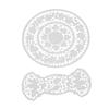 Christmas Round Garland Frame Cutting Dies Metal Stencil DIY Scrapbooking Album Paper Card Embossing Craft Decor Art Die Cut
