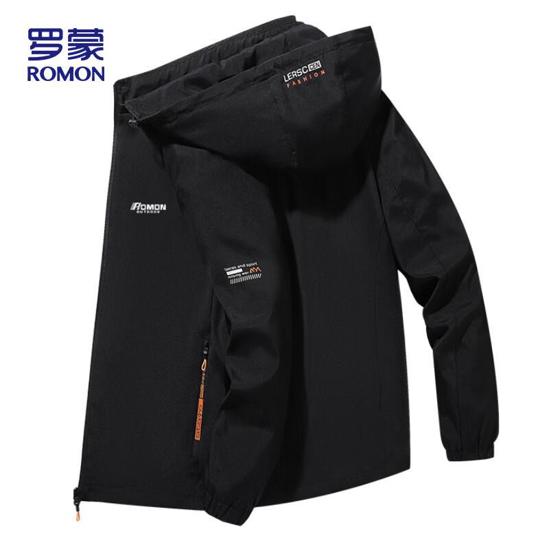 ROMON Men's Hooded Casual Jacket MK53