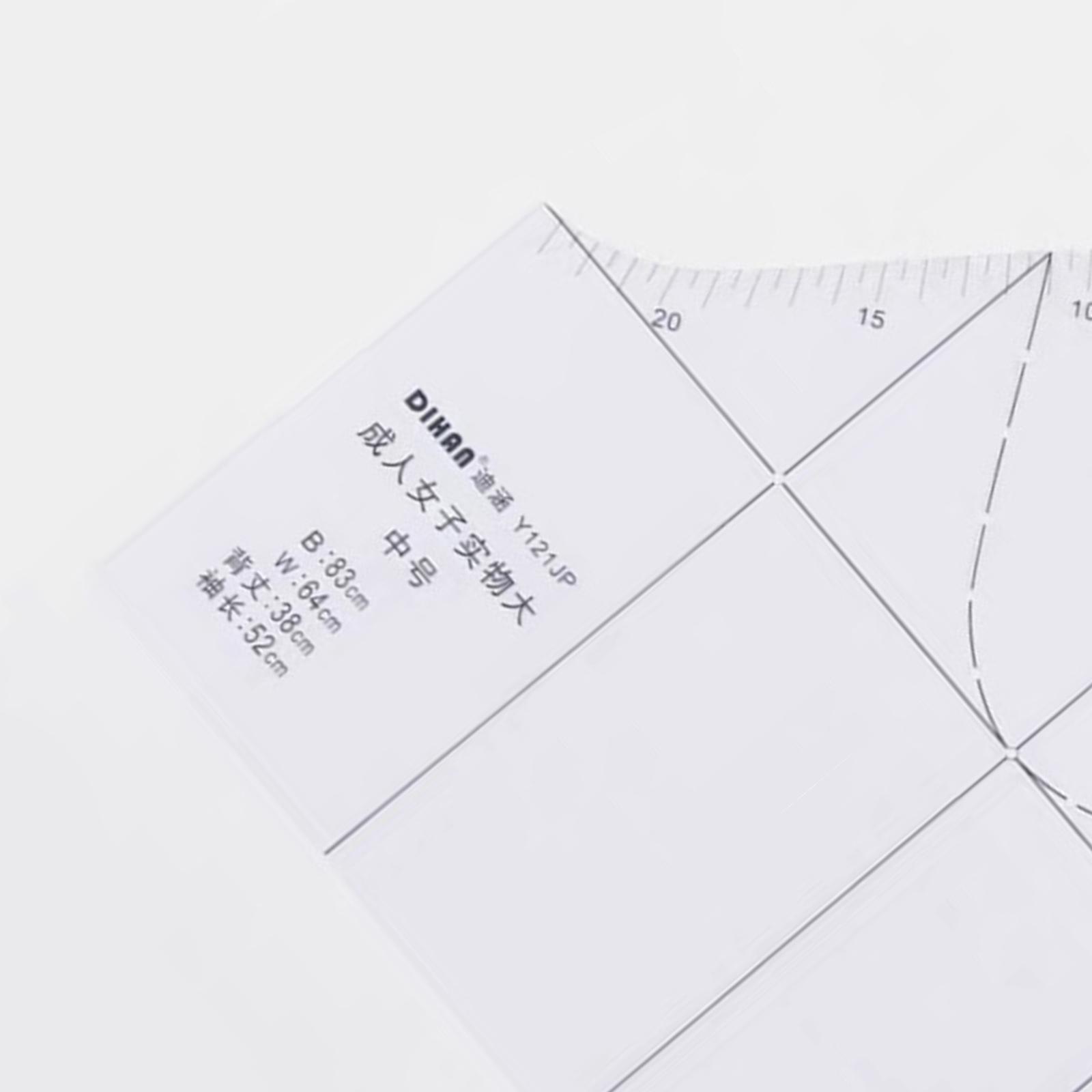 

1:1 линейка для дизайна ткани, полномасштабный шаблон для рисования