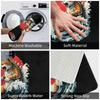 Funny Catzilla Cat Japanese Art Front Door Mat Anti-Slip Indoor Quick Dry  Doormat Living Room  Entrance Rug Carpet