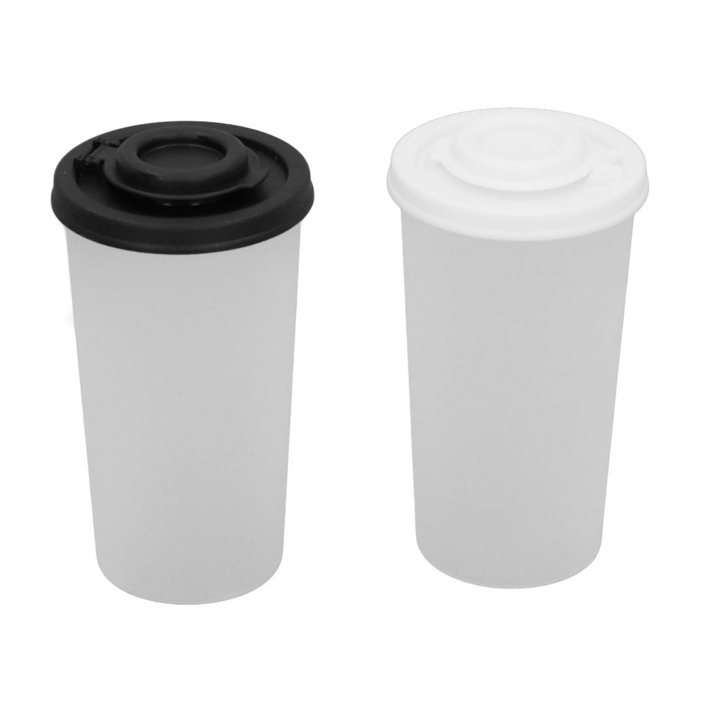 2Pcs Large Salt and Pepper Dispenser Reusable Seasoning Shaker for Outdoor Camping Picnic