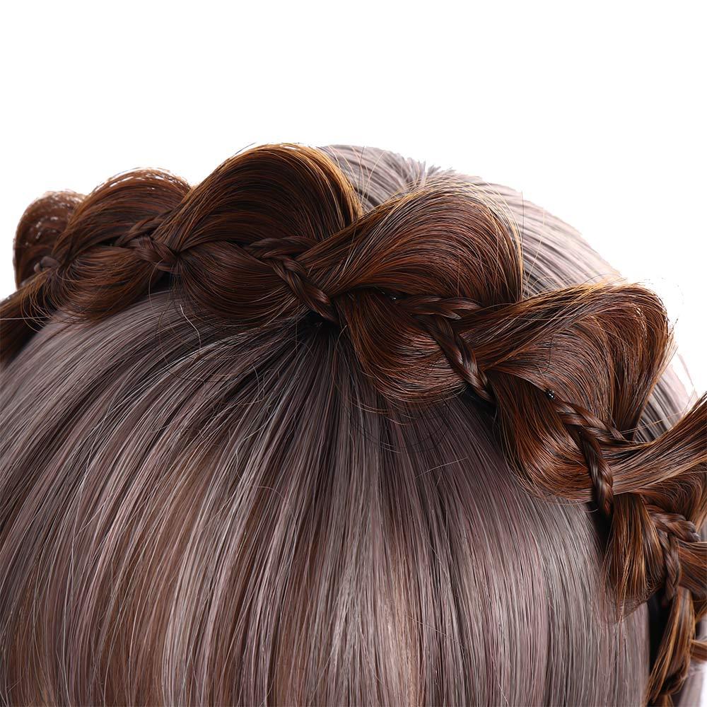 Braid Wash Face Headband Korean Style Headwear Female Hairbands Wide Hair Hoop Wig Headband