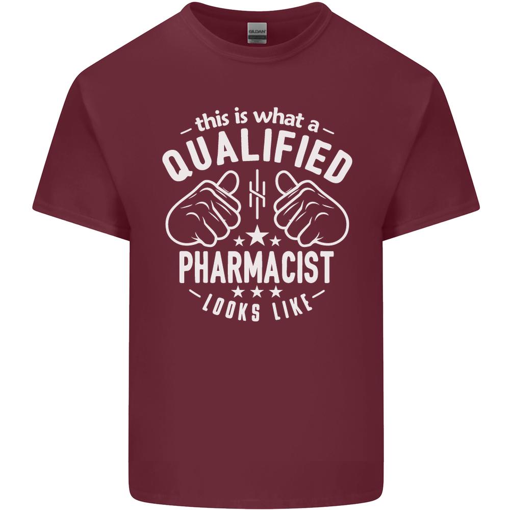 A Qualified Pharmacist Looks Like Unisexs Cotton TShirt Tee Top S