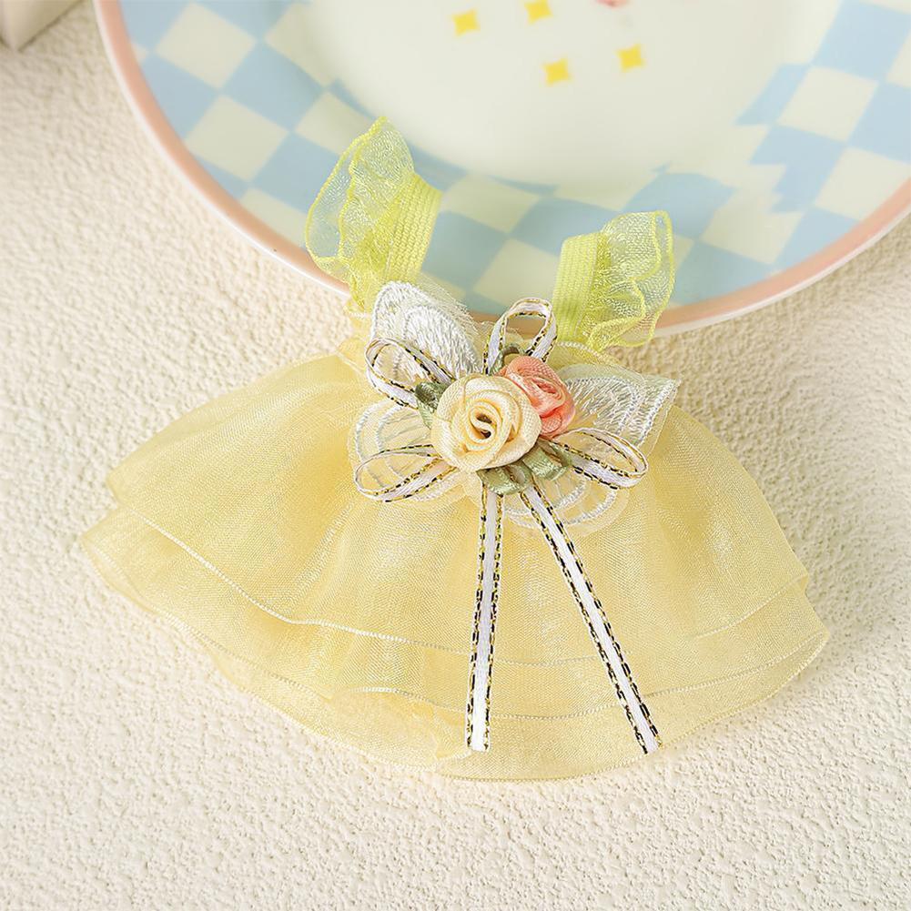 Miniature Princess Dress for 10cm Cotton Dolls Cute DIY Doll Clothes Fashion Accessories Lovely Outfit Gifts for Girls Friends