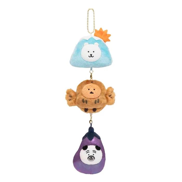 

Nagano Characters Connect! Fuji, Hawk, Eggplant Mascot Plush Toy